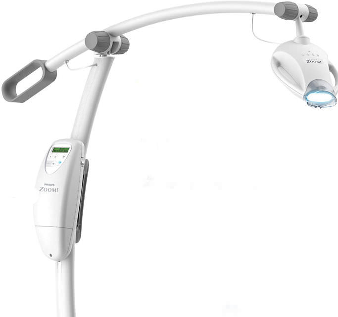 sbiancamento dentale innovativo a Trento con lampada LED Philips Zoom